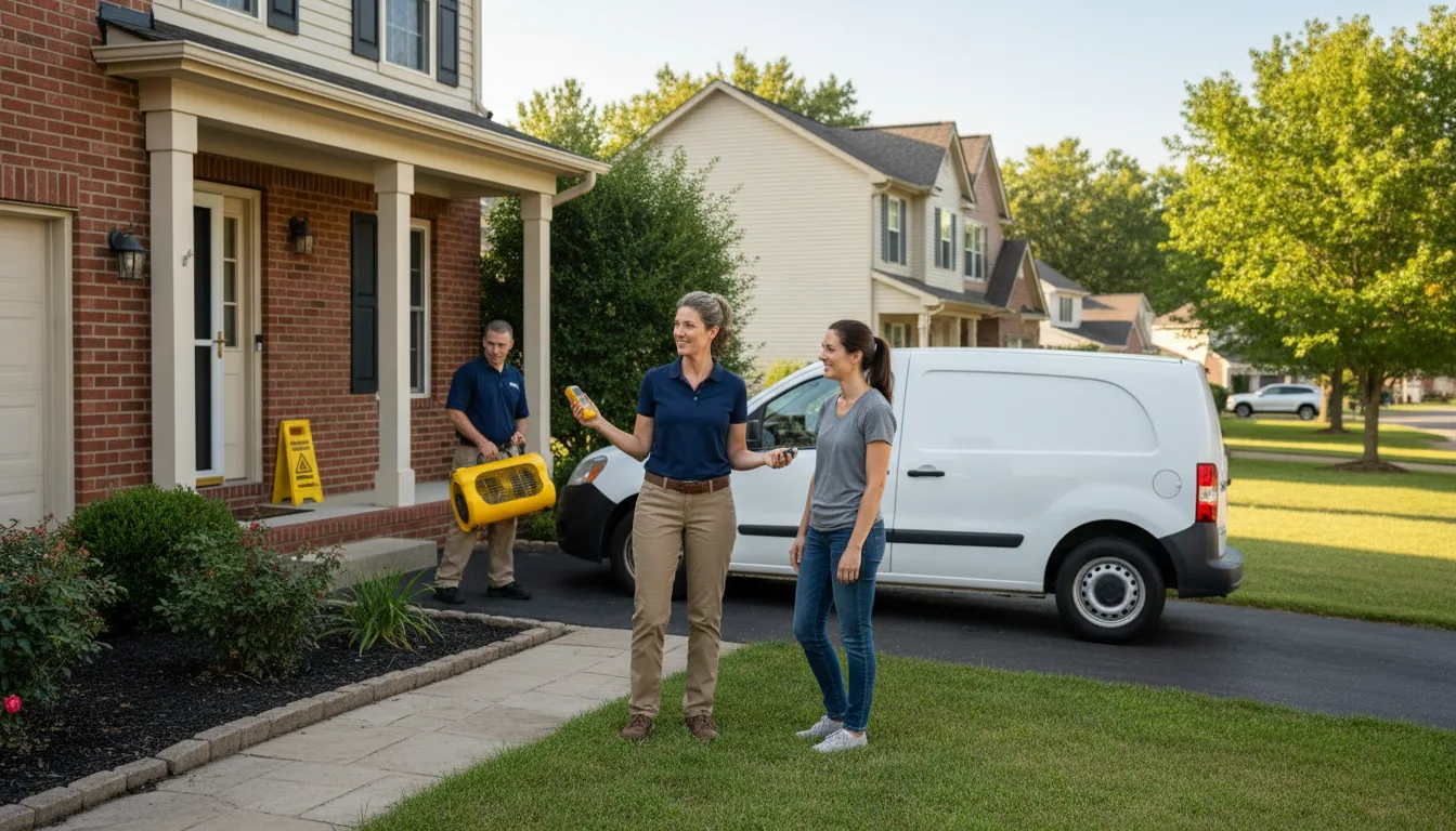 Water restoration image for Flood Water Cleanup, Removal And Restoration Services in Tippecanoe, OH